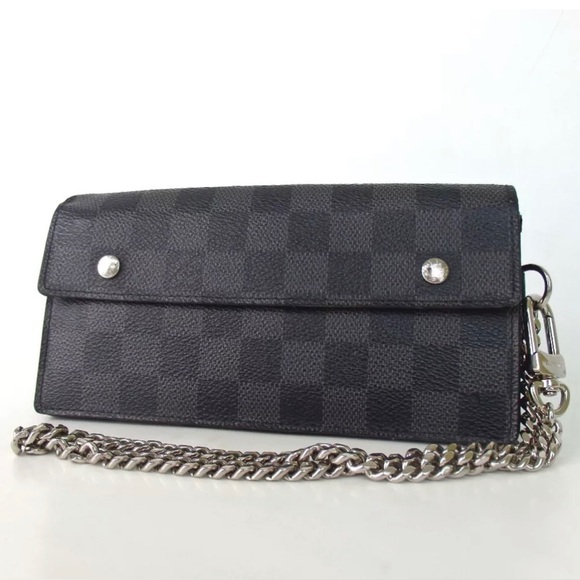 LOUIS VUITTON Damier Graphite Portefeiulle Accordion Wallet 🔥 - Picture 7 of 10